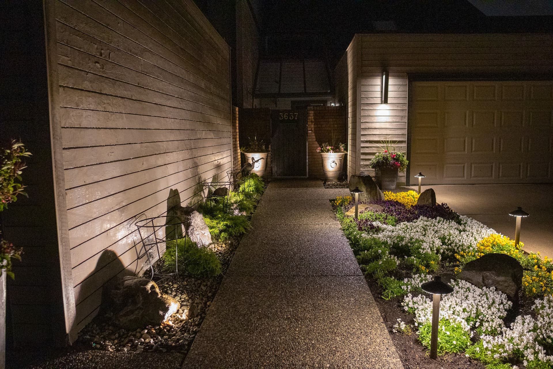 Gallery photos for South Surrey Garden Transforms with Nighttime Lighting: Image #2